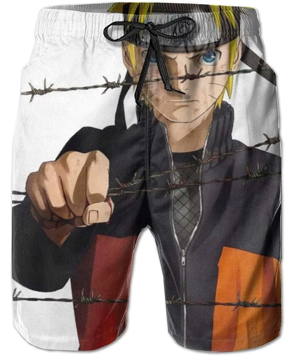 Board Shorts Anime Kakashi Men's Beach Shorts Boardshorts for Swim-Beach. - Naruto 8 - CU19E9S630E