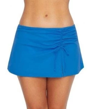 Bottoms Women's Classic Side Tie Skirted Swimsuit Bottom - Royal - CN194N2HDL6