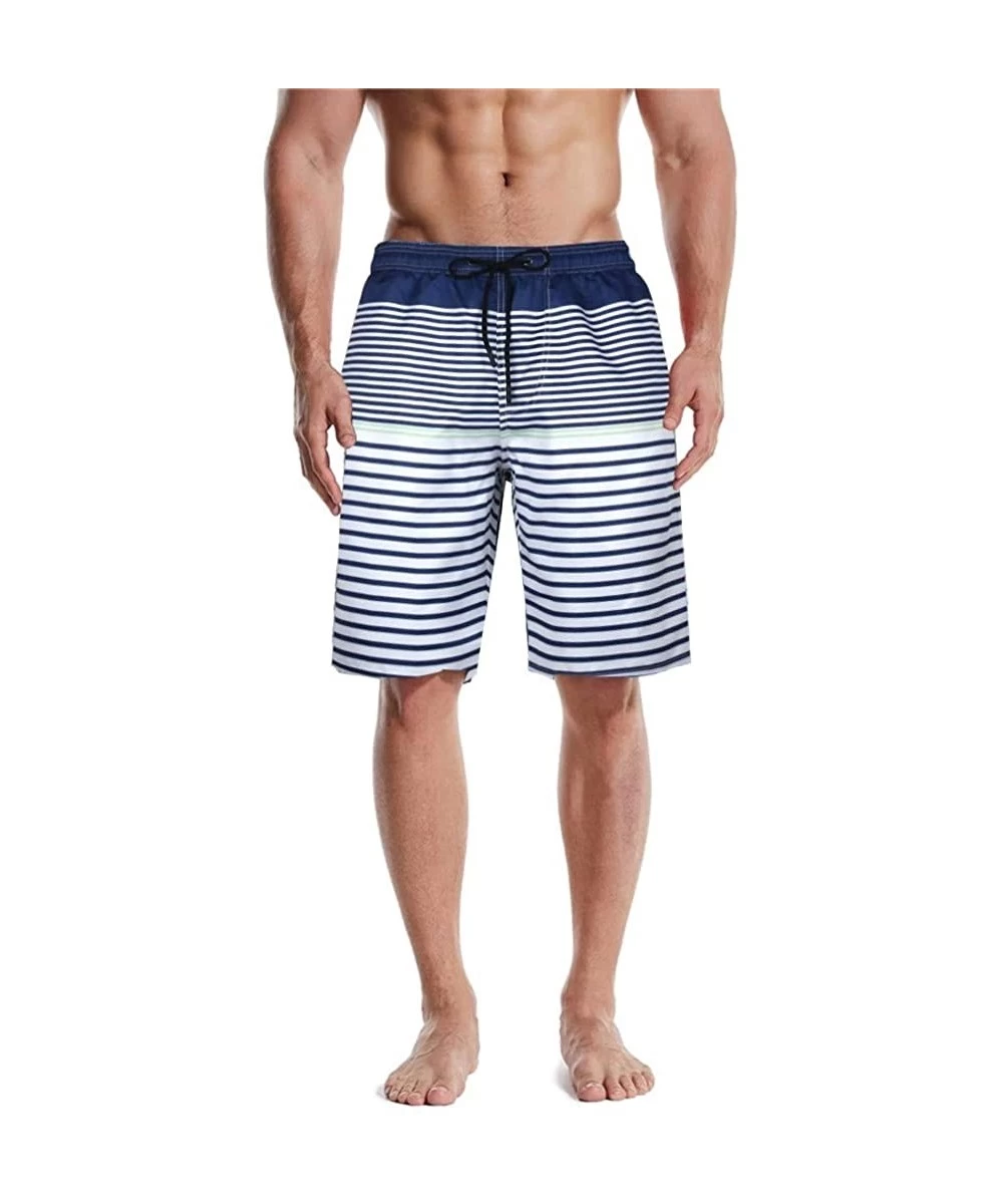 Board Shorts Men's Swim Trunks Quick Dry Long Board Shorts 3D Graphic Casual Athletic Funny Shorts- Swimsuit Beach Surf Short...