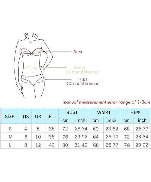 One-Pieces Women's One Piece Wavy Edge Trim Backless Bikini Padded Tummy Control Swimwear Swimsuit Bathing Suit Monokini Blac...