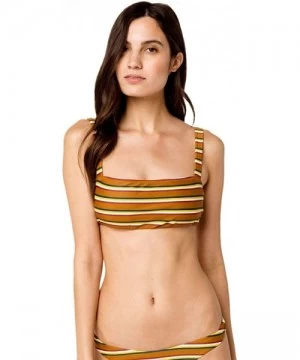 Tops Women's Retro Row Bikini Top - Spice - CQ18M7Q5OI3