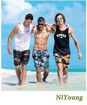 Board Shorts Breathable Boys Big & Tall Swim Trunks Half Pants for Beach Outdoor Hiking - Clown Joker Pop Art (10) - CU190MWD9NR