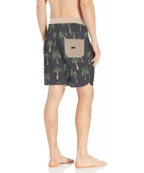 Board Shorts Men's Mirage Palma 19" Stretch Board Shorts - Charcoal - C418IDUMH5W