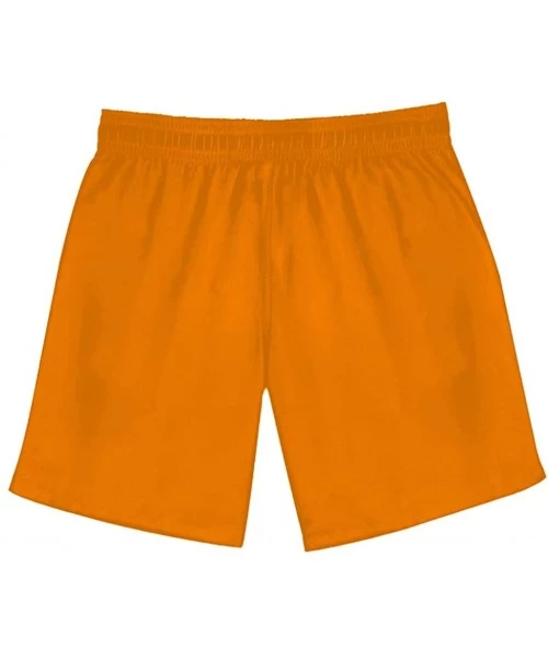 Board Shorts Summer Men's Beachwear Shorts Drawstring Printed Boardshorts Work Surf Swimming Casual Trouser Pants - Orange 2 ...