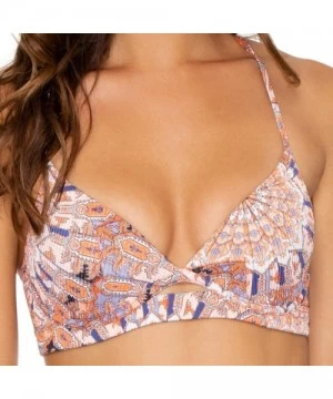 Tops Women's La Reina Del Sur Ribbed Underwire Top - Multi Color - C418O438T0X