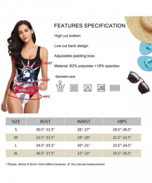 One-Pieces Women's Budweiser Swimsuit High Cut Low Back One Piece Swimwear Bathing Suits - Budwiser7 - CB199ULQ28E