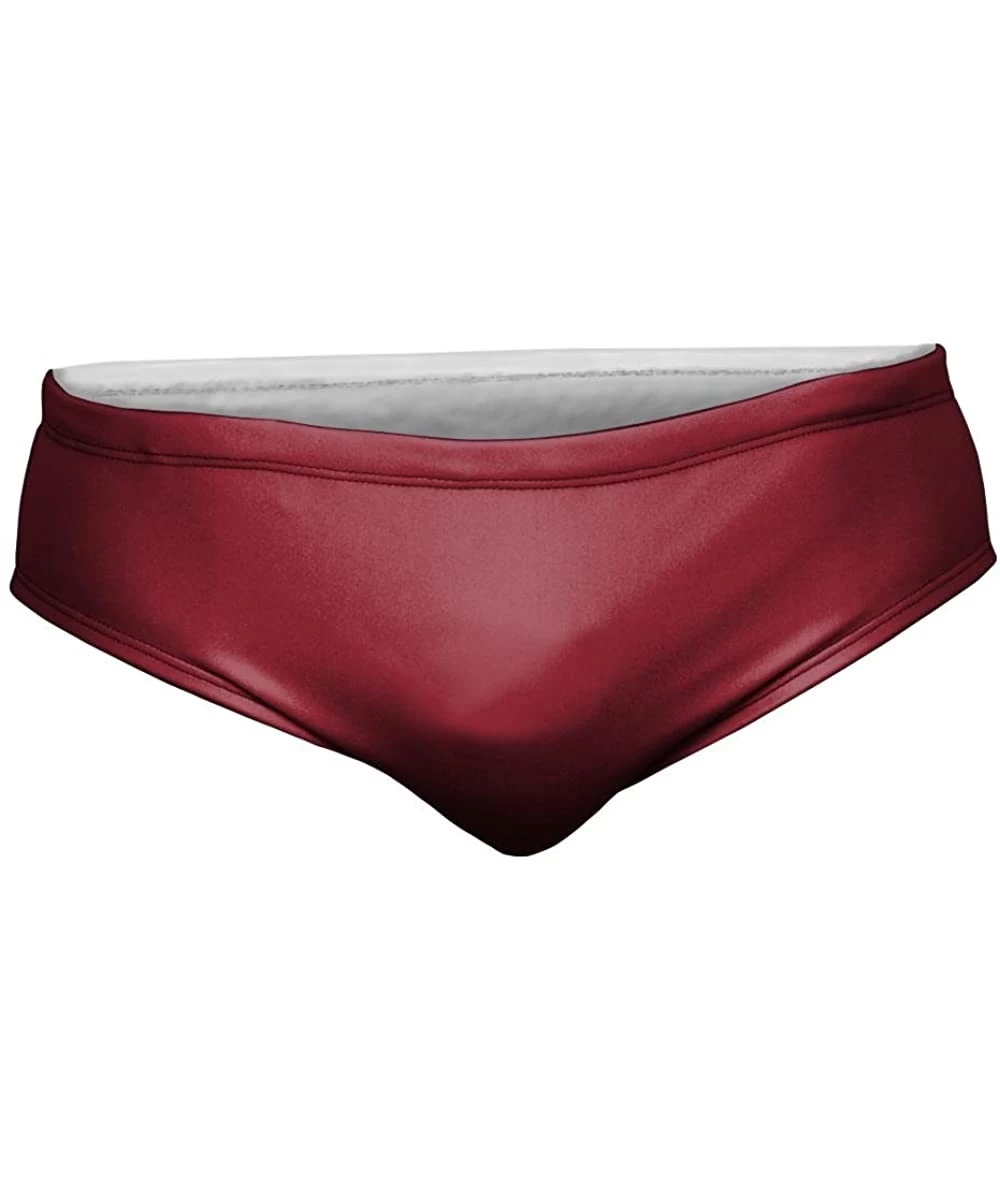 Racing Solid Polyflex Brief 2.0 Fully Front and Back Lined - Brick Red - CI11BJ28WMN