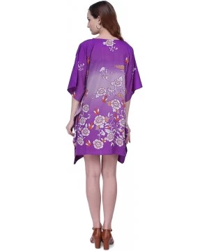 Cover-Ups Kaftan Dress - Caftans for Women Women's Caftans Suiting Teens to Adult Women in Regular to Plus Size 159 purple - ...