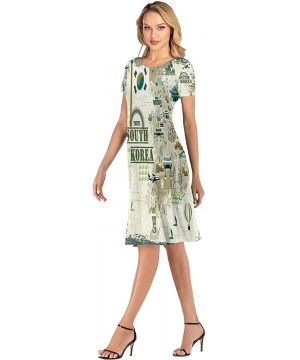 Cover-Ups x-ray of a Flower Isolated on White-Fashion Women Slim Party Dress The Gooseneck Loosestrife 3D S - Multi 06 - C719...