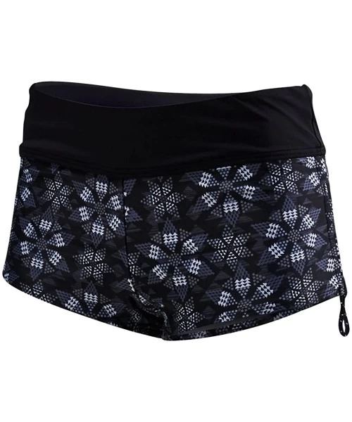 Racing Women's Edessa Della Boyshort - Black / Grey - CA17YEZWQZM