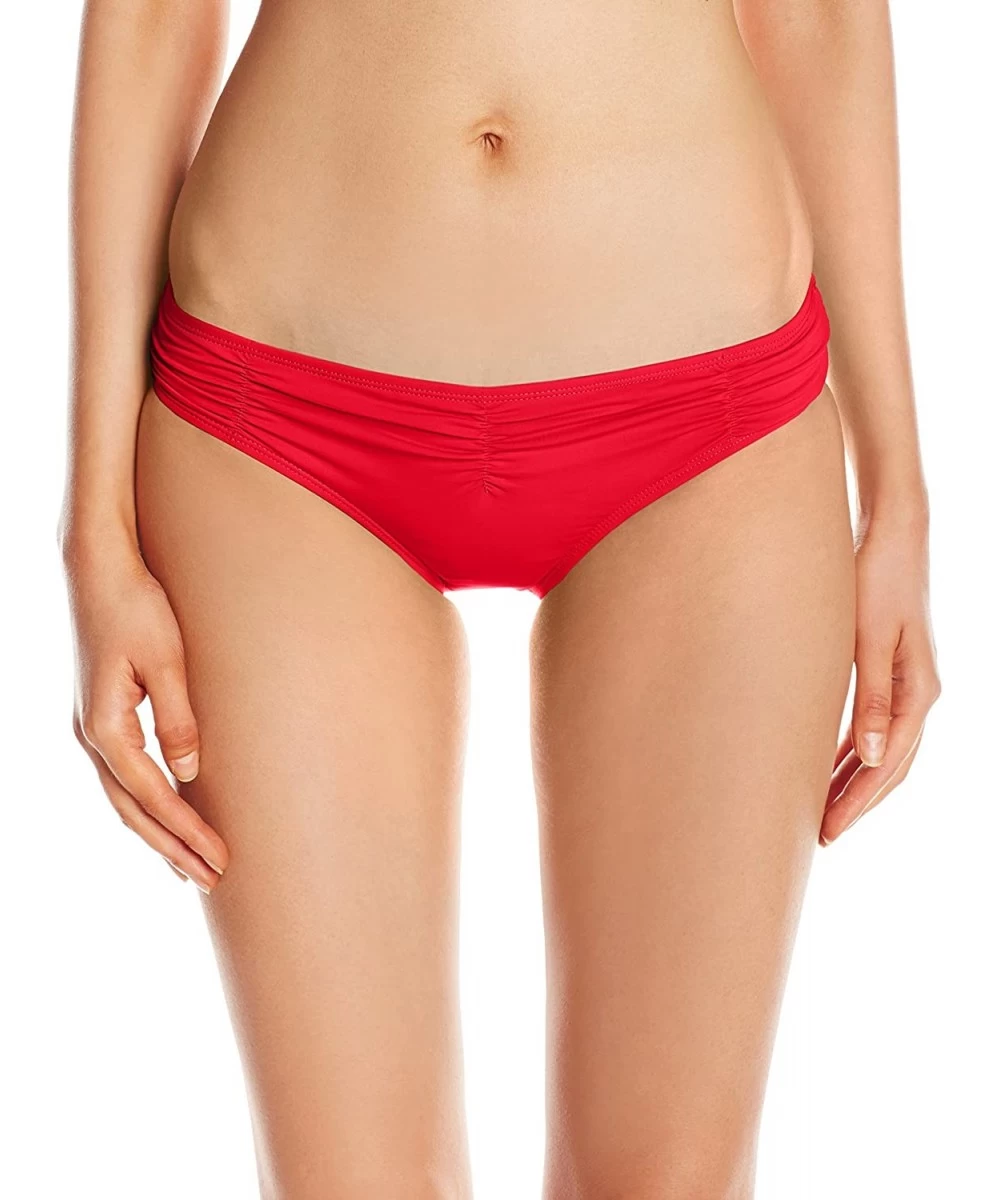 Bottoms Women's Hipster Bikini Bottom Swimsuit - So Soft Pimento - CW1869KS0L3