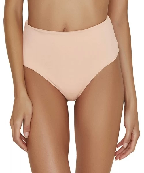 Bottoms Women's Seamless Moderate Coverage High Waist Bottom - Apricot - CB18SA0T6ML