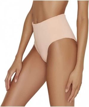 Bottoms Women's Seamless Moderate Coverage High Waist Bottom - Apricot - CB18SA0T6ML