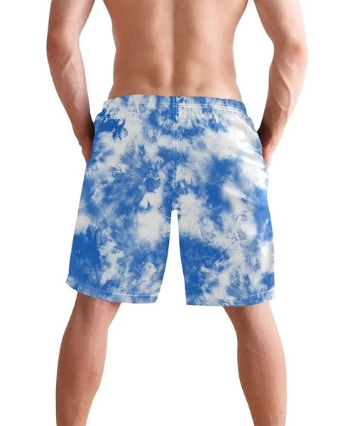 Board Shorts Men's Swim Trunks Quick Dry Summer Exotic Floral Tropical Palm Leaves Printed Holiday Beach Board Shorts with Me...