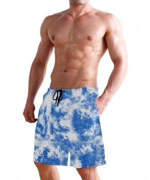 Board Shorts Men's Swim Trunks Quick Dry Summer Exotic Floral Tropical Palm Leaves Printed Holiday Beach Board Shorts with Me...