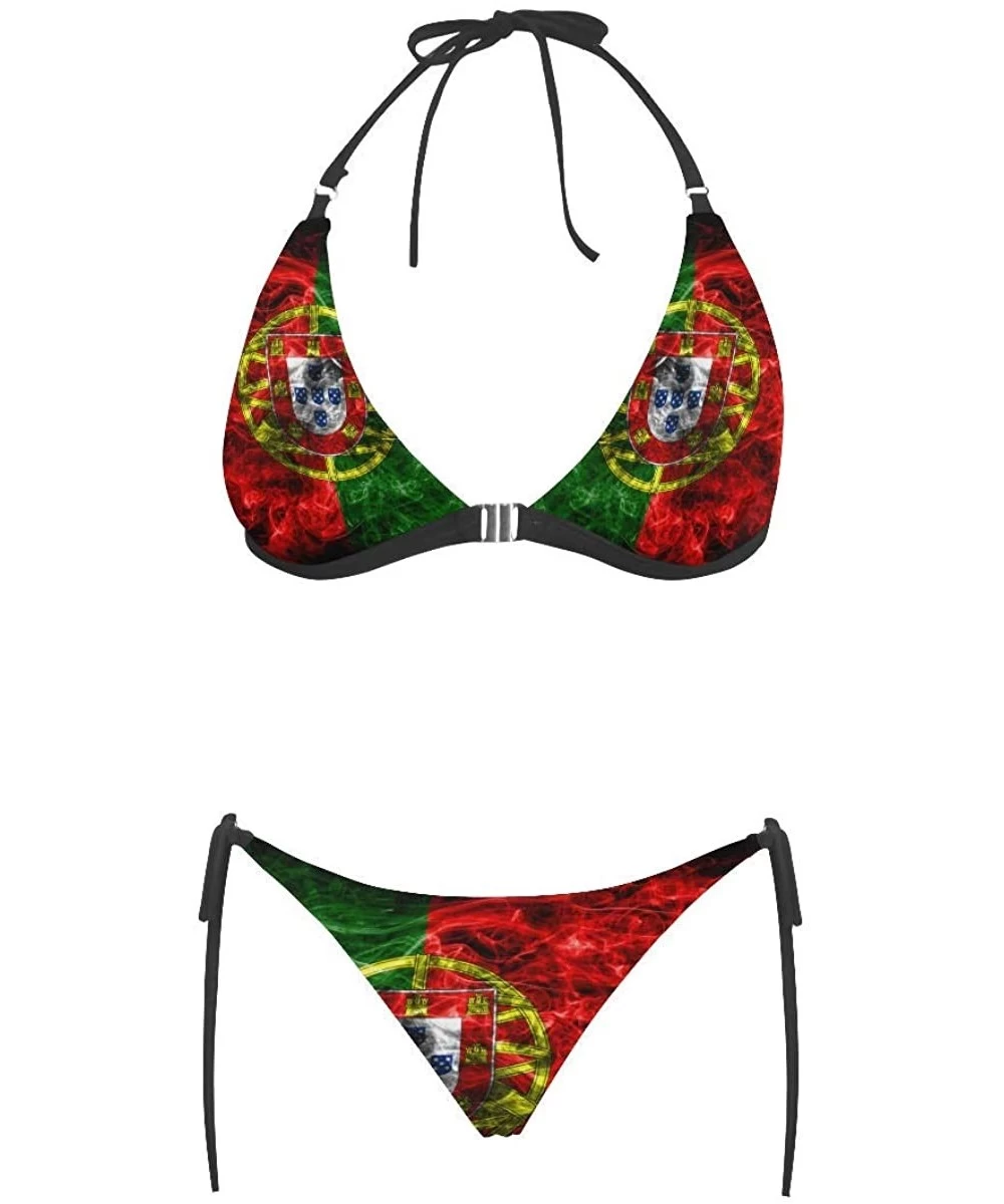 Sets Cherry Sexy Halter Bikini Swimsuit (Front Buckle) for Women - Design4 - CN18T0R8E6R