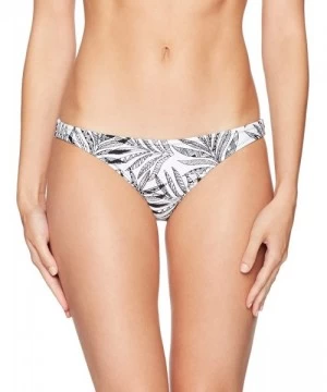 Bottoms Women's Leaf Me Alone Full Bikini Bottom - Black - CY12L7HW80B