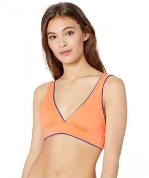 Sets Women's Triangle Hipster Bikini Swimsuit Top - Coral//Sonic Boom - C818K27EGEZ