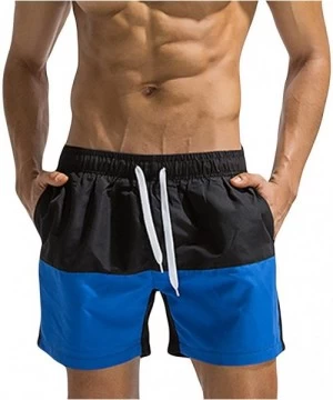 Board Shorts Men's Swim Trunks Quick Dry Board Shorts Breathable Summer Swimming Shorts Beach Swimwear Bathing Suits - Z-blac...