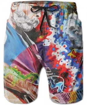 Board Shorts Teen Boys Beach Board Shorts Grateful-Dead Face Flag Board Shorts - Grateful Dead F - C5190SXENZX