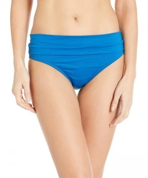 Bottoms Women's Aloha Banded Bikini Bottom Swimsuit - Nile Blue - CM18GWX6RCO