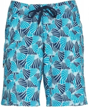 Board Shorts Women's Oceanside UPF 50+ Active Swim Board Short (Reg & Plus Sizes) - Alyssa Aqua - CI1800DL50K