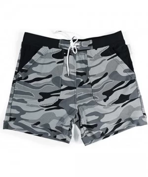 Trunks Mens Camouflage Swim Trunks Pants Swimwear Shorts Slim Wear Beach Shorts - Camouflage - C818GY03M42