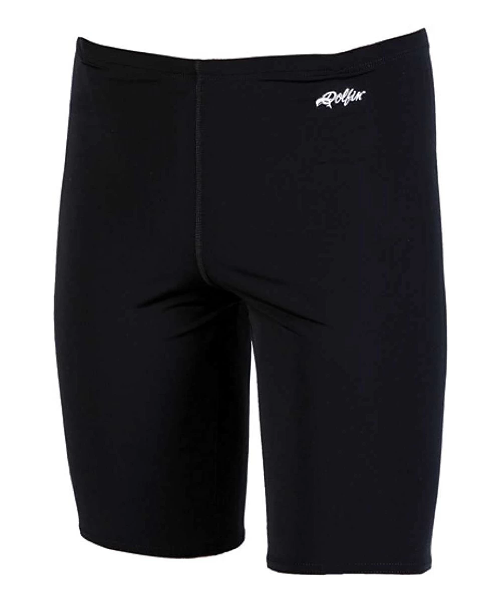 Racing 8900L Men's Solid Jammer - Black - C9119NWB043