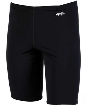 Racing 8900L Men's Solid Jammer - Black - C9119NWB043