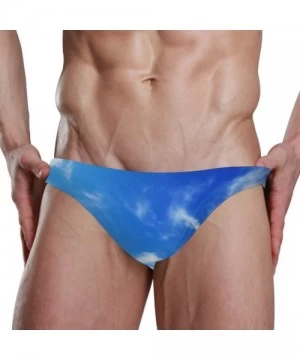 Briefs Men Swimsuit Blue Sky White Clouds Bikini Briefs Male Sexy Swimwear 2030540 - 2030540 - C718WHQOHG7